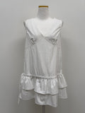 Mori Frill Layered Sleeveless One-Piece Dress