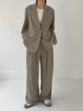 [summer] Chabeu High Waist Two Tuck Wide Slacks