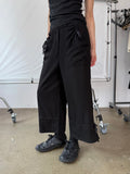 STRING CARGO ANKLE PANTS