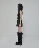 Asymmetric Snap Hoodie