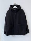 Norton over hooded coat