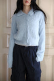 Michelle Crop Fur Cardigan