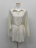 Renne Belted Loose-Fit Blouse