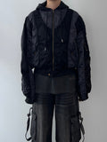 [2oz] Crop Shirring Hood MA-1