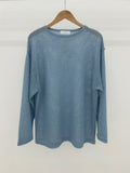 Summer see-through mesh knit