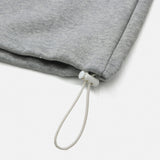 Elbow patch string sweatshirt