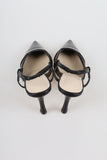 enamel stiletto heels