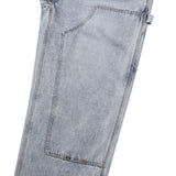 Double Knee Snow Washed Work Denim