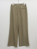 Log High Waist Wide Slacks