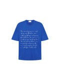 Script Lettering U Neck Over T-Shirt