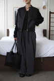 North Pig Pintuck Wide Pants
