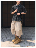 Todd Pigment Stripe Short Sleeve Collar Tee