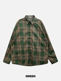 Nomad shirring check shirt