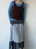 STRING LAYERED SHEER SKIRT