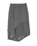OVERLAY FOLD SKIRT