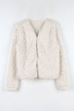 Fluffy fur cardigan