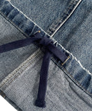 Swain Double Back Pocket Wide Denim Pants