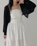 Summer Linen Balloon Bolero