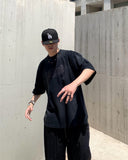 Nylon Track Stitch Bermuda Pants