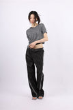 curved tape denim