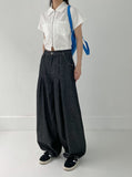 592 Stitch Balloon Wide Denim