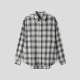 Ombre Over Check Shirt