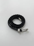 [20mm] Cowhide Mesh Western Slim Belt