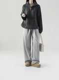 Tom Natural Leather Ugg Slippers