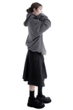 STRING VELLVET HOOD JACKET