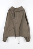Cotton Balloon Hood Field Jumper