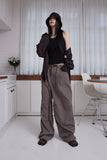 Nylon Two-Tuck Pants