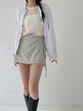 Slo Nylon Wrap Culottes Pants