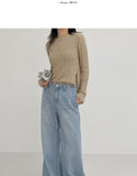Slen Slit Knit T-shirt