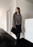 CROP TURTLE HOODIE