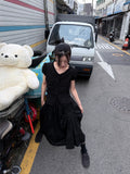 SHIRRING VOLUME LONG SKIRT