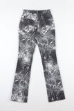 fade slit bootcut pants