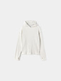 Stitch waffle hood knit