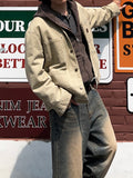 Western Mood Sand Wide Denim