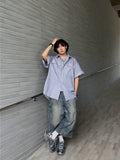 Salt Washed Bermuda Cargo Denim