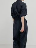 Zed two-way banding nylon slacks