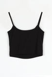 Glam Button Crop Top
