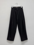 [unisex] Loop Two Tuck Brushed Wide Slacks