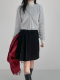 Half Pleats Midi Skirt