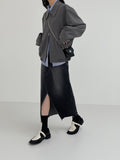 Sunny two-way short overfit blouson