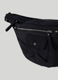 Rivet Detail Zipper Cross Bag