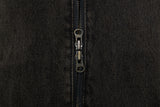 Older High Neck Hood Denim Jacket
