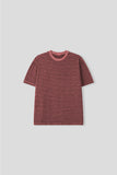 Pigment Cable Stripe Short Sleeve T-shirt