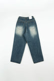 tin brush over denim
