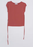 SOFT SHIRRING HALF TOP