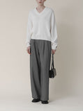 [Premium] Classic Whole Garment V-neck Knit